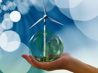 Geração de energia renováveis eólica 