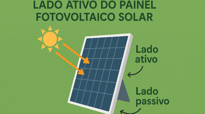 O que é lado ativo do painel fotovoltaico solar?