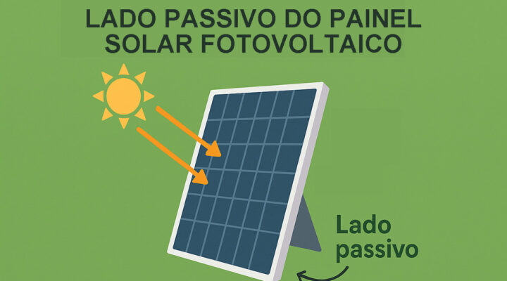 O que é lado passivo do painel fotovoltaico?