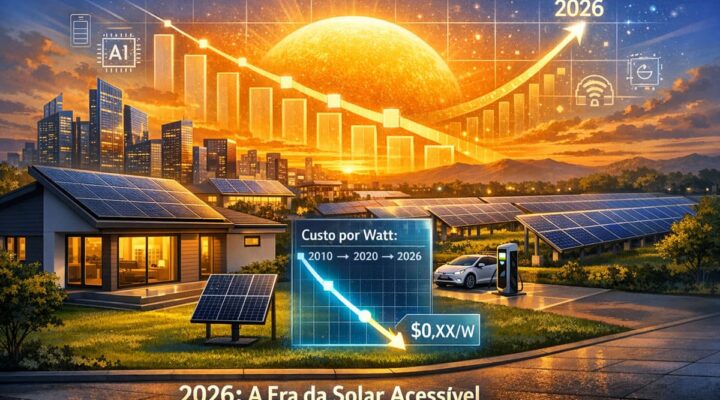 Qual é o Custo da Energia Solar em 2026: Para um futuro sustentável