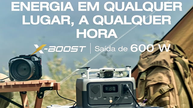 Fonte de energia port&aacute;til  ecoflow river 2